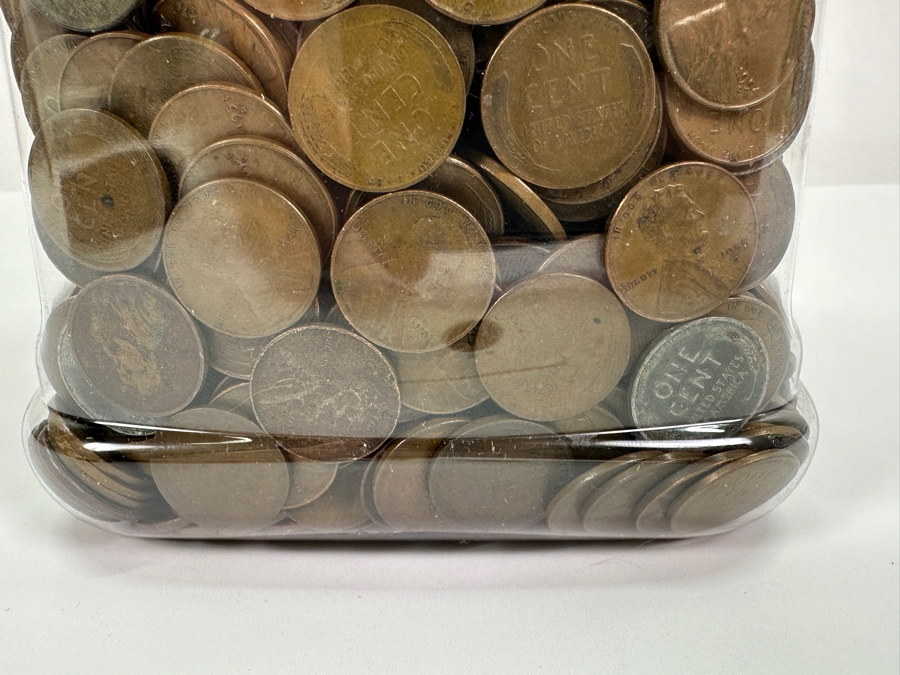 Over 22 Pounds Of Wheat Pennies 8,350g [Photo 5]