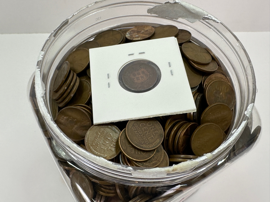 Over 22 Pounds Of Wheat Pennies 8,350g [Photo 13]