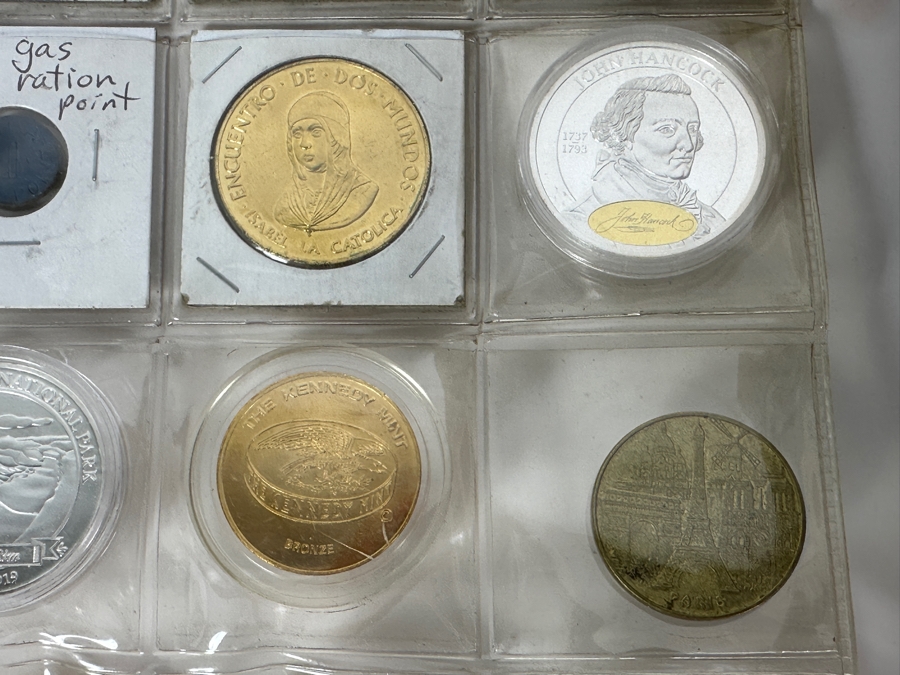 Container Filled With 14 Pounds Plus Of Tokens, Medals & Exonumia [Photo 4]