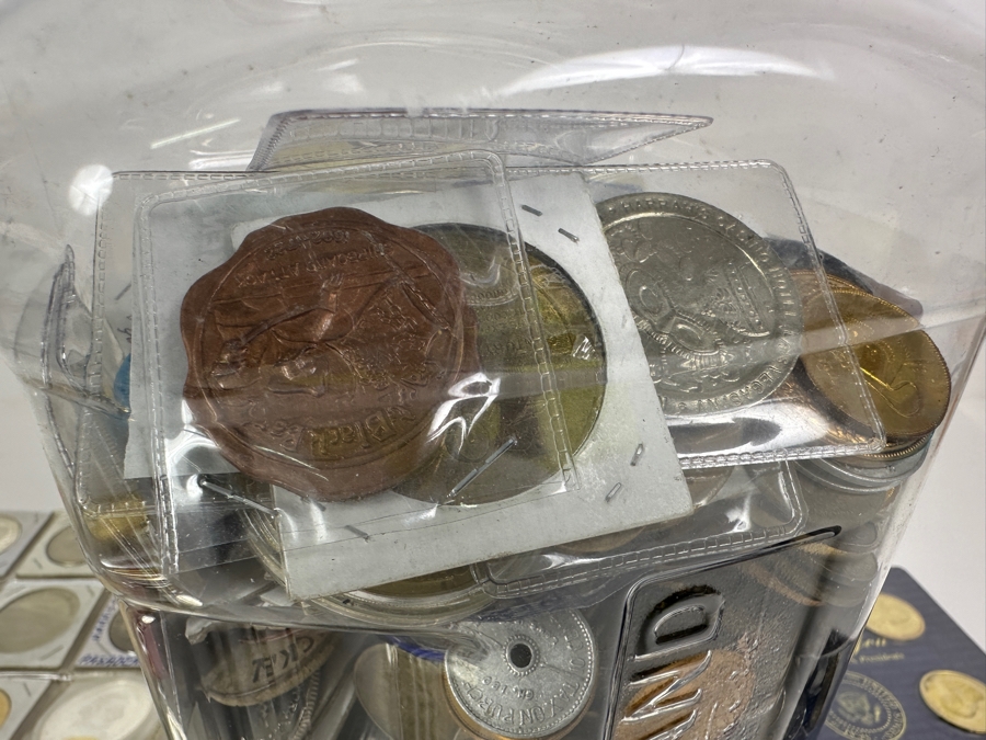 Container Filled With 14 Pounds Plus Of Tokens, Medals & Exonumia [Photo 19]
