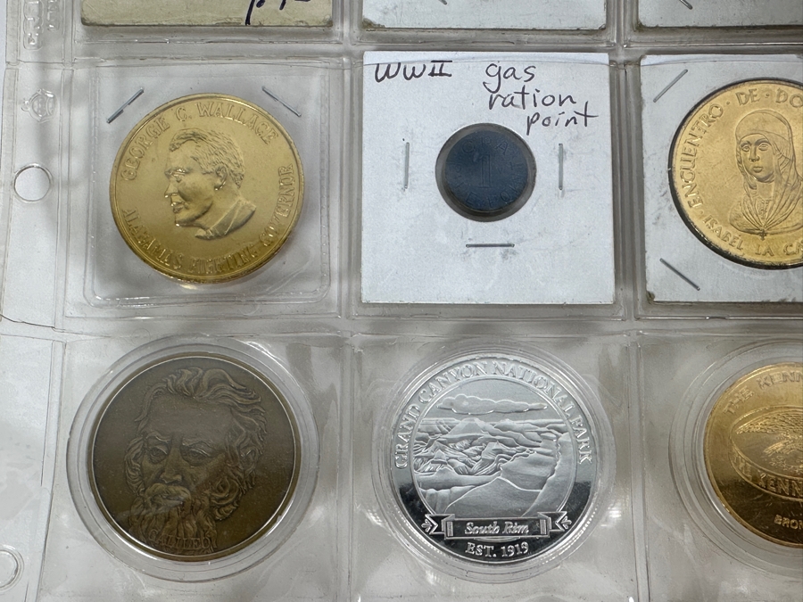 Container Filled With 14 Pounds Plus Of Tokens, Medals & Exonumia [Photo 5]