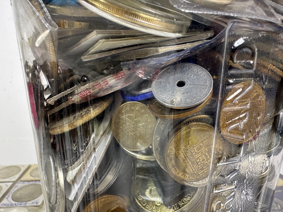 Container Filled With 14 Pounds Plus Of Tokens, Medals & Exonumia [Photo 20]