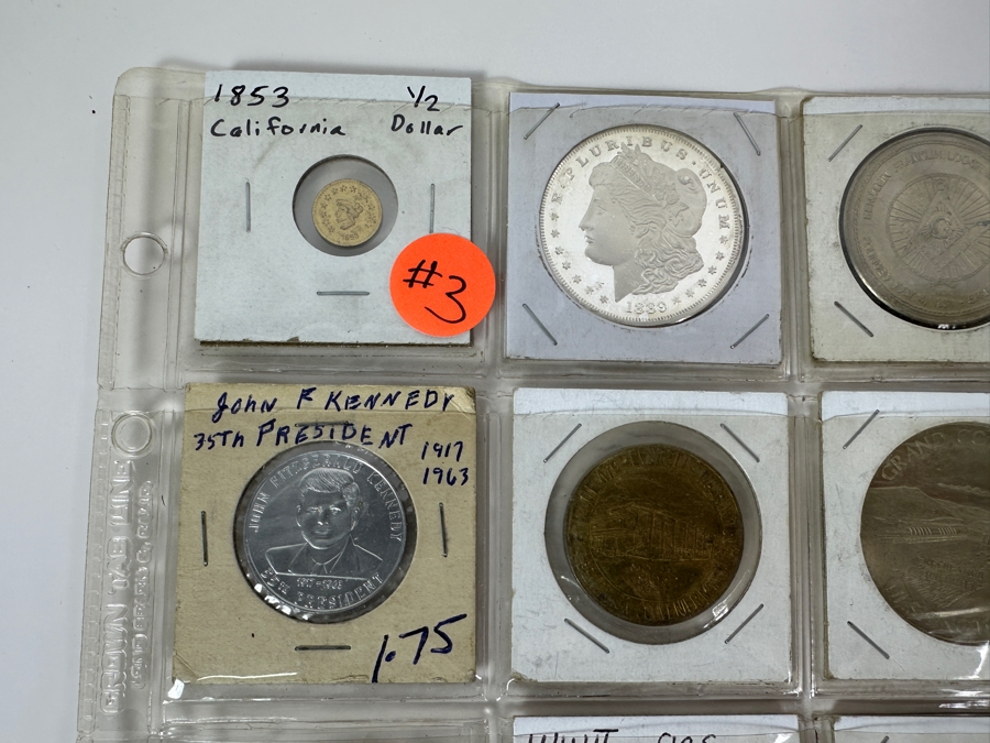 Container Filled With 14 Pounds Plus Of Tokens, Medals & Exonumia [Photo 2]