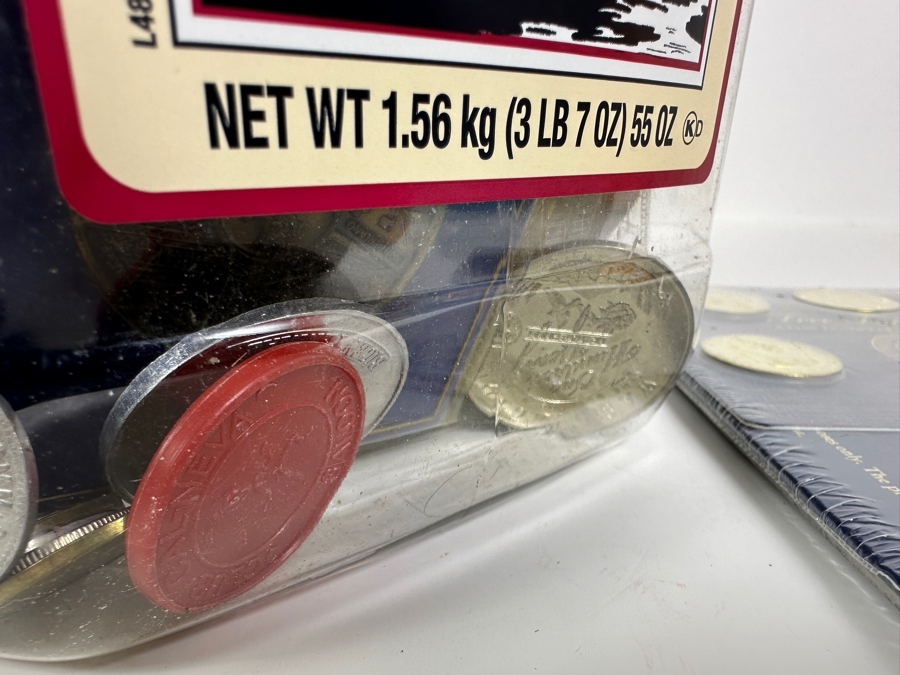 Container Filled With 14 Pounds Plus Of Tokens, Medals & Exonumia [Photo 24]