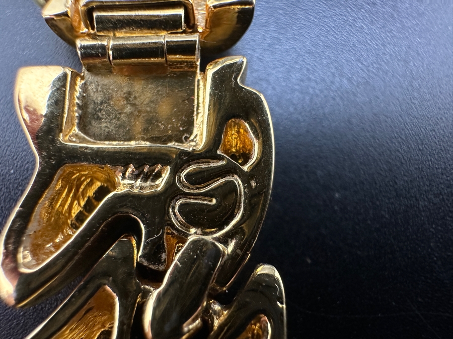 St John Signed Vintage Gold Tone 17' Necklace [Photo 5]