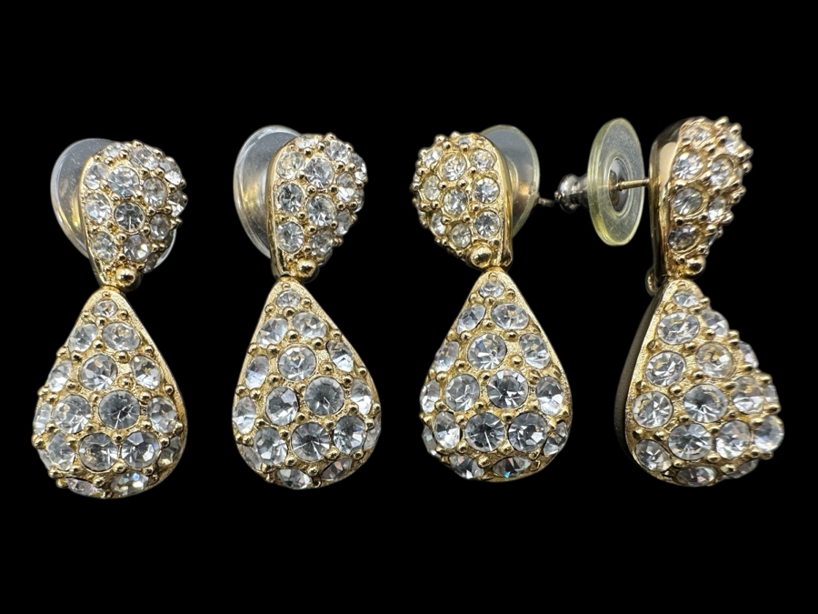 Pair Of Christian Dior Signed Earrings [Photo 1]