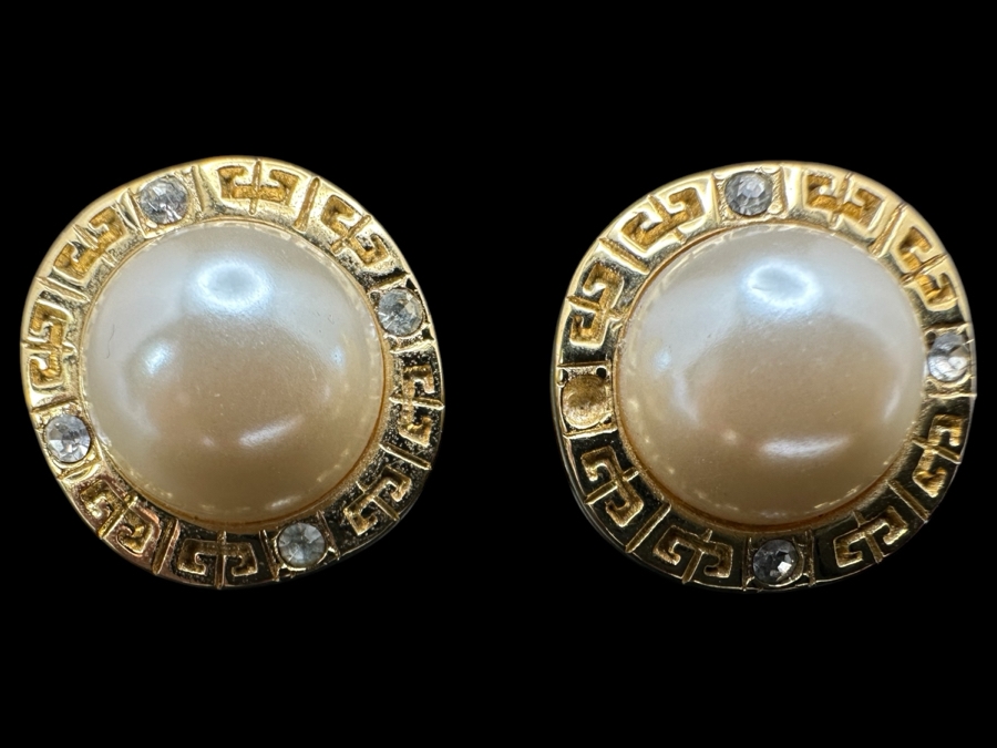 Givenchy Signed Earrings [Photo 1]