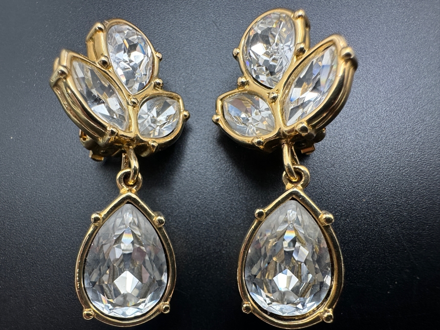 Swarovski Crystal Clip-On Earrings [Photo 2]