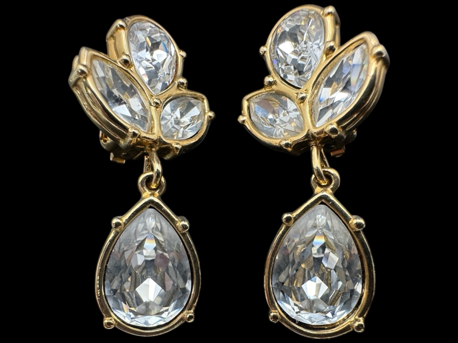 Swarovski Crystal Clip-On Earrings [Photo 1]