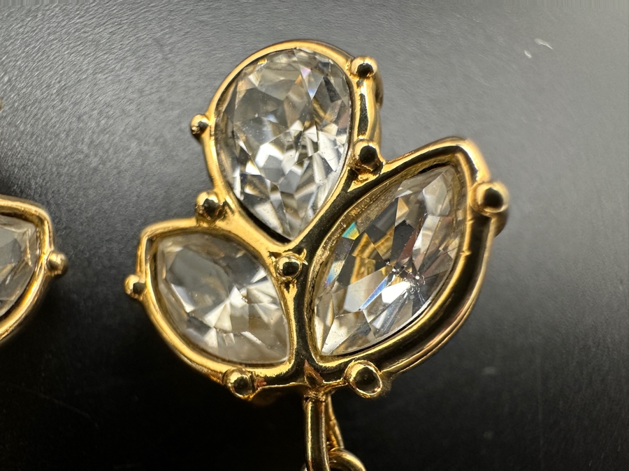 Swarovski Crystal Clip-On Earrings [Photo 3]