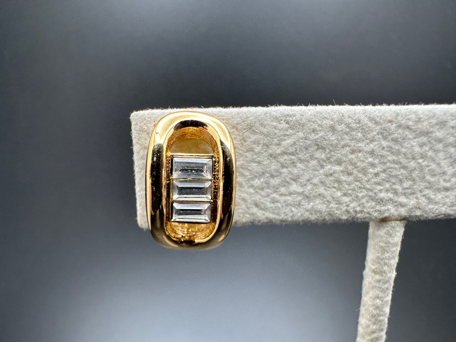 Christian Dior Signed Earrings [Photo 3]