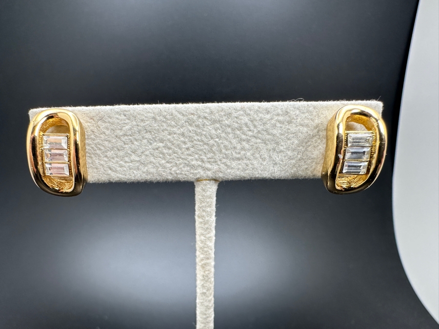 Christian Dior Signed Earrings [Photo 2]