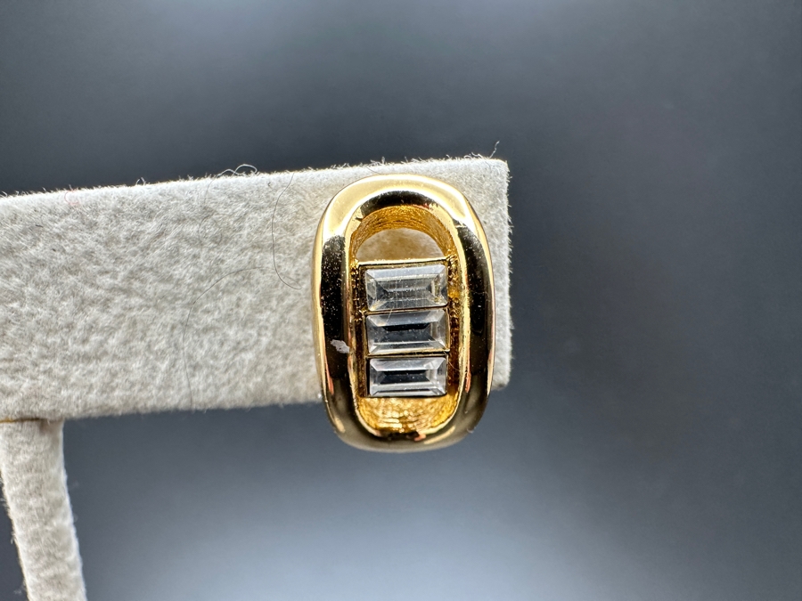 Christian Dior Signed Earrings [Photo 4]