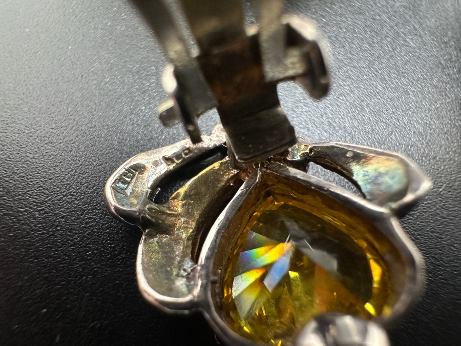 Vintage Sterling Silver Clip-On Earrings (Bottom) And Panther Costume Clip-On Earrings (Top) [Photo 8]