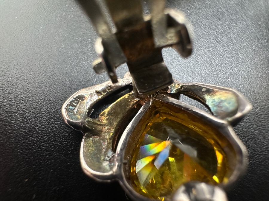 Vintage Sterling Silver Clip-On Earrings (Bottom) And Panther Costume Clip-On Earrings (Top) [Photo 9]