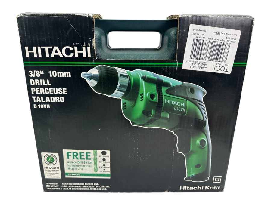 New Hitachi 3/8' 10mm Drill