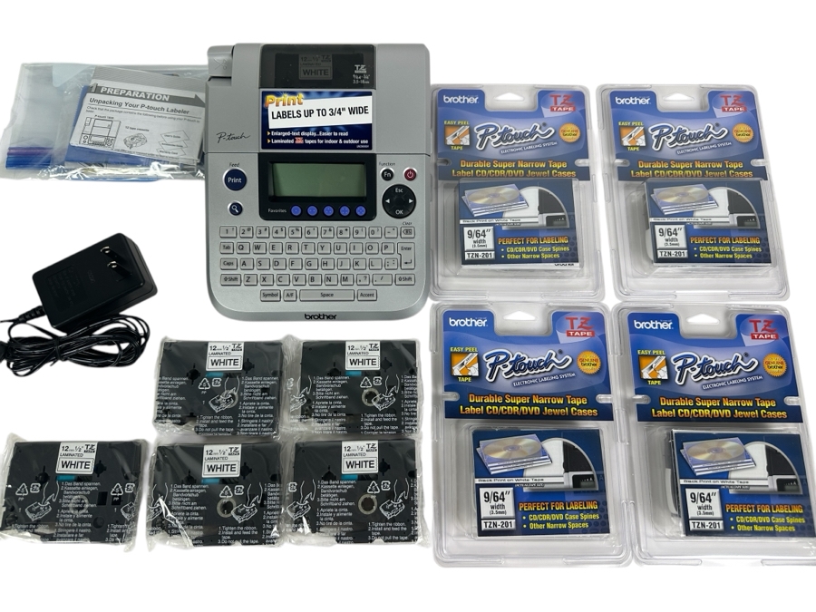 Brother P-Touch Label Maker With Extra Tapes