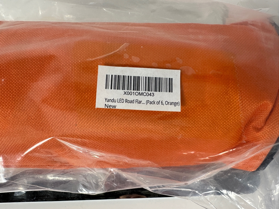 Four Custom Series Brass/Chrome License Plate Frames And Yandu LED Road Flares [Photo 7]