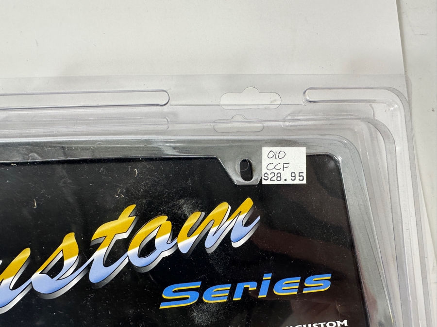 Four Custom Series Brass/Chrome License Plate Frames And Yandu LED Road Flares [Photo 5]