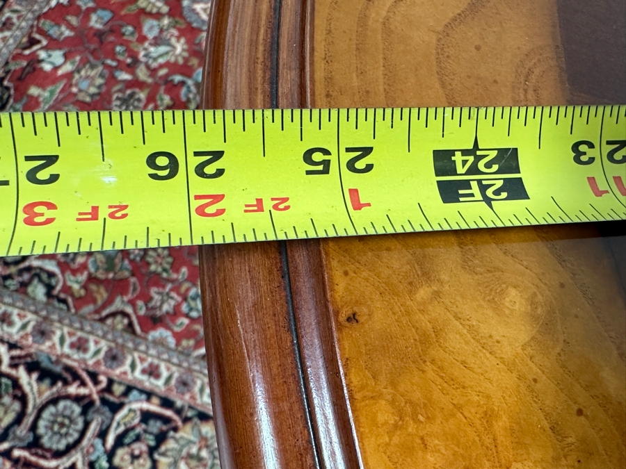 Round Wooden Side Table 26W X 22H [Photo 9]