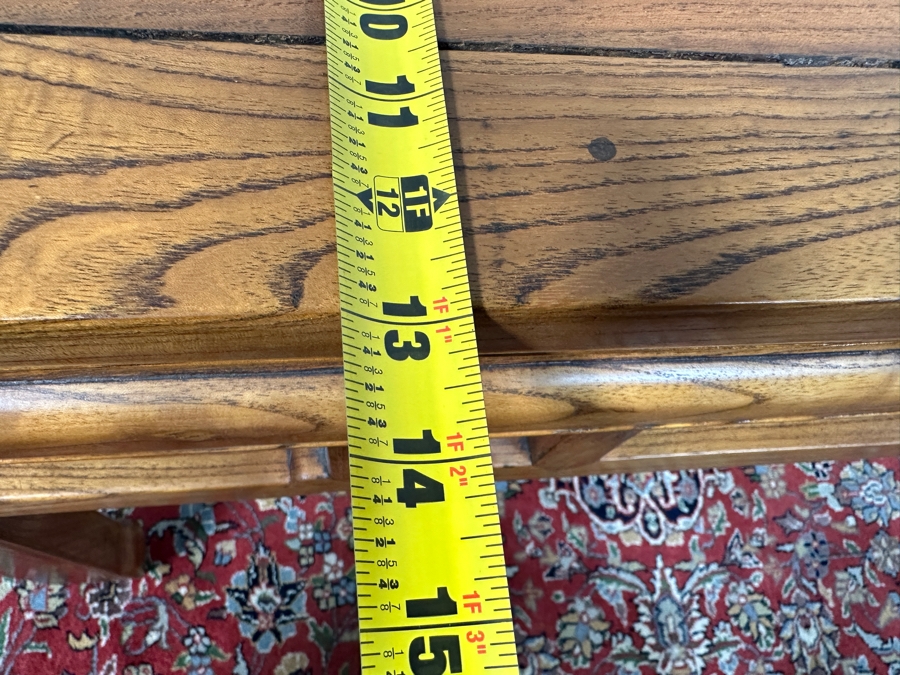 Vintage Chinese Wooden Bench Low Table 42.5W X 13D X 19H [Photo 10]