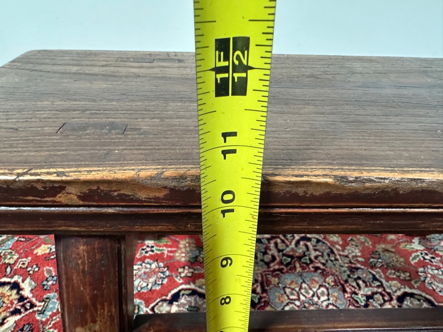 Vintage Chinese Rosewood Stool 23.5W X 9.5D X 10.5H [Photo 14]