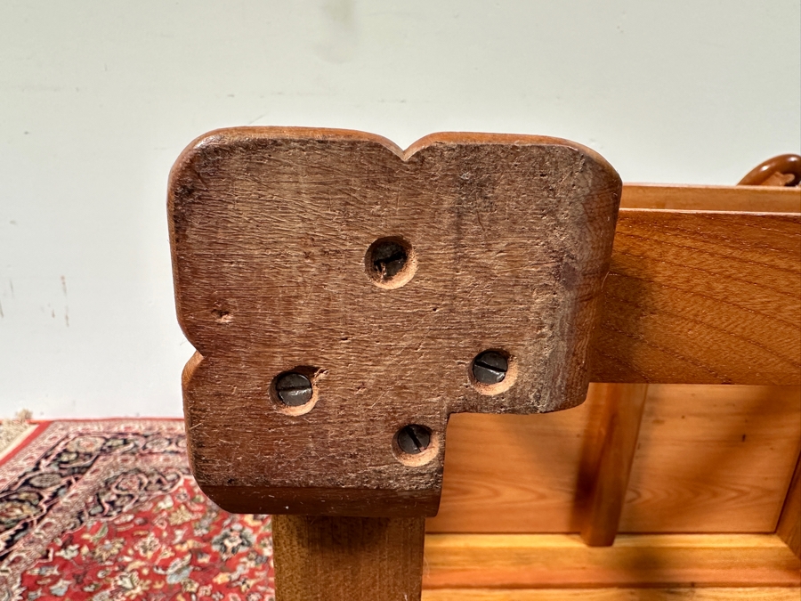 Vintage Mid-Century Chinese Carved Huanghuali Wood Horseshoe Throne Arm Chair 27W X 24D X 39H [Photo 26]