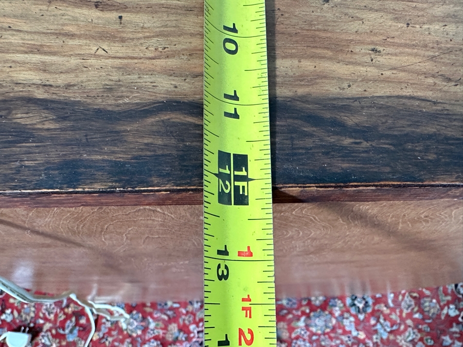 Antique Victorian Walnut Display Cabinet with Added LED Light 29.5'W x 12'D x 40'H [Photo 14]