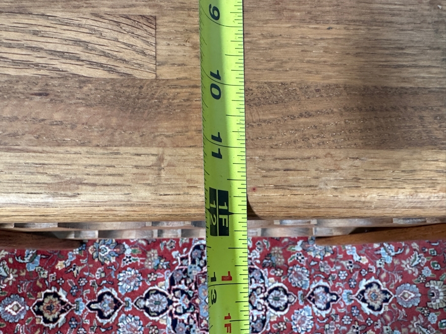 Vintage Oak 14 Bottle Wine Rack 27.5W x 12'D x 25'H [Photo 9]