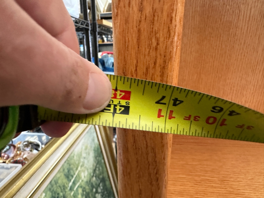 Oak Bookshelves #2 with Two Extra Shelves (Not Shown) 48'W x 13'D x 72'H [Photo 3]