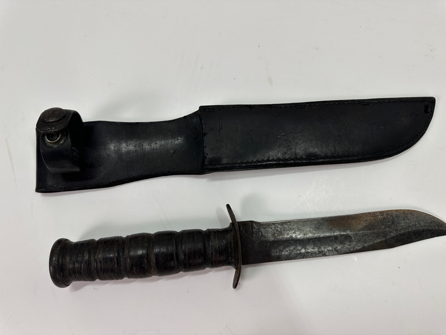 Vintage U.S. Military Fighting Knife With Sheath [Photo 7]