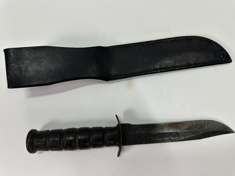 Vintage U.S. Military Fighting Knife With Sheath [Photo 8]