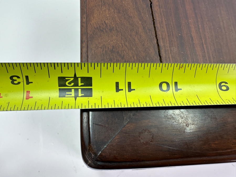 Vintage Chinese Rosewood Square Table Stand 12W X 12D X 8H [Photo 13]