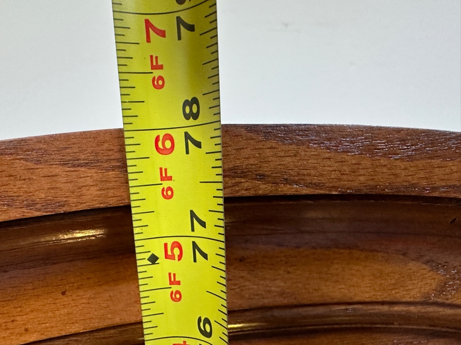 Philip Reinisch Wooden Curio Cabinet #736 33'W x 12'D x 78'H [Photo 7]