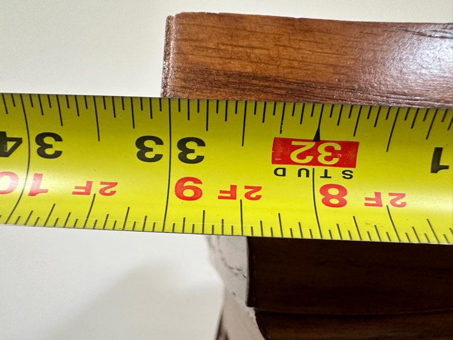 Philip Reinisch Wooden Curio Cabinet #736 33'W x 12'D x 78'H [Photo 5]