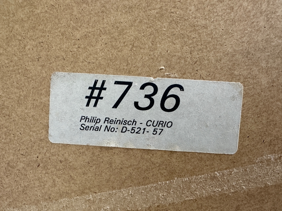 Philip Reinisch Wooden Curio Cabinet #736 33'W x 12'D x 78'H [Photo 8]