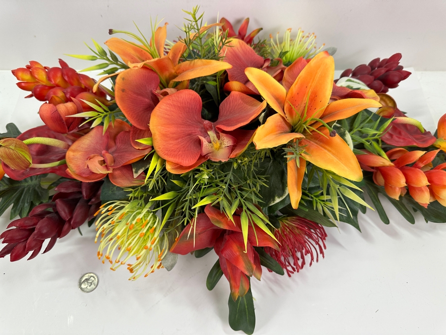 Custom Floral Silk Arrangement 45W X 17D [Photo 2]