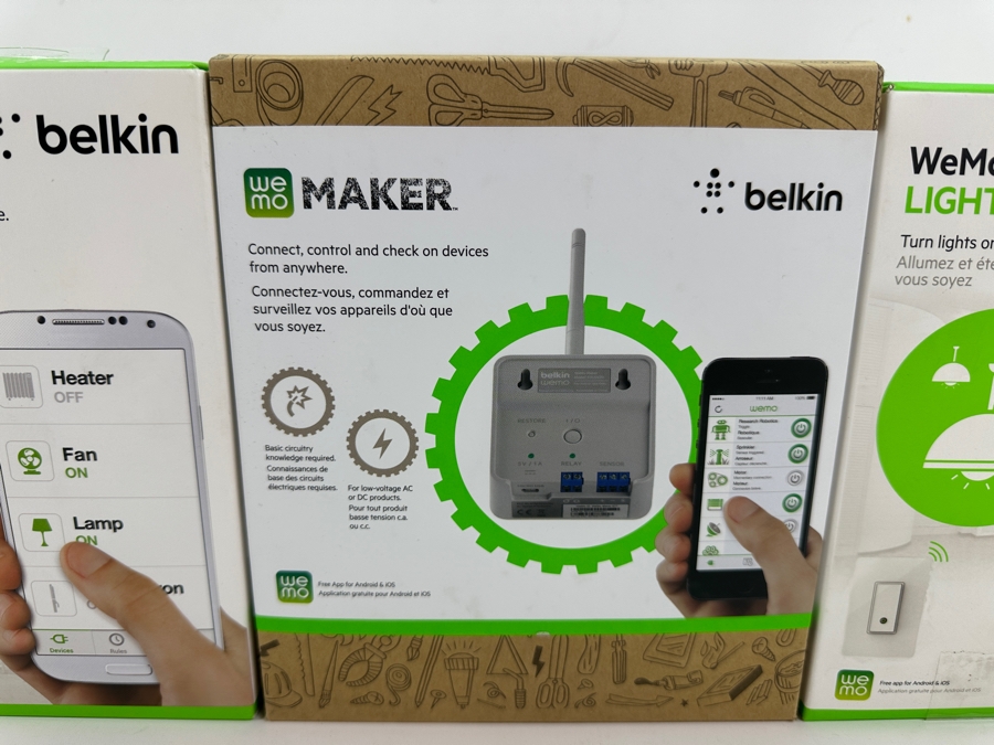 New Belkin Electronics WeMo Maker And Pair Of WeMo App Driven Light Switches [Photo 3]