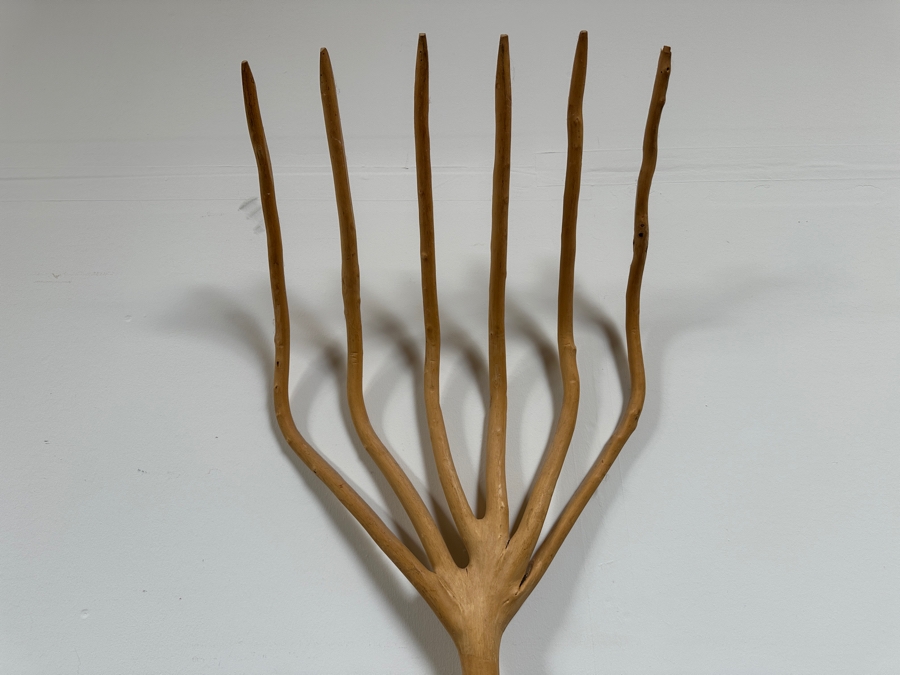 Horca De Madera Organic Wooden Branch Pitchfork From Spain 92L [Photo 3]