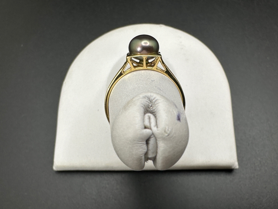 14k Gold Pearl Ring Size 7 1.6g Retails $500 [Photo 7]