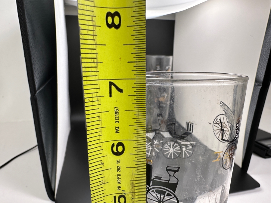 Set Of Five Vintage Libbey Carriage Iced Tea Glasses 7H [Photo 5]