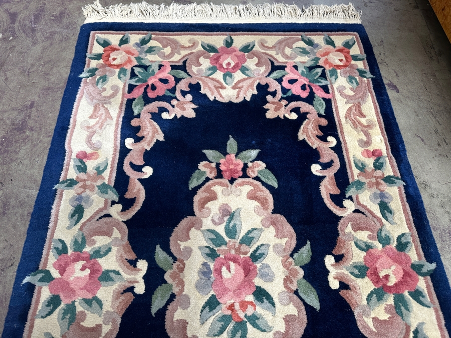 Chinese Wool Area Rug 35.5 X 65 [Photo 5]
