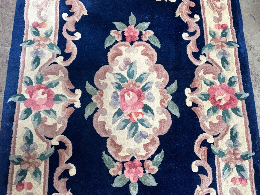Chinese Wool Area Rug 35.5 X 65 [Photo 4]
