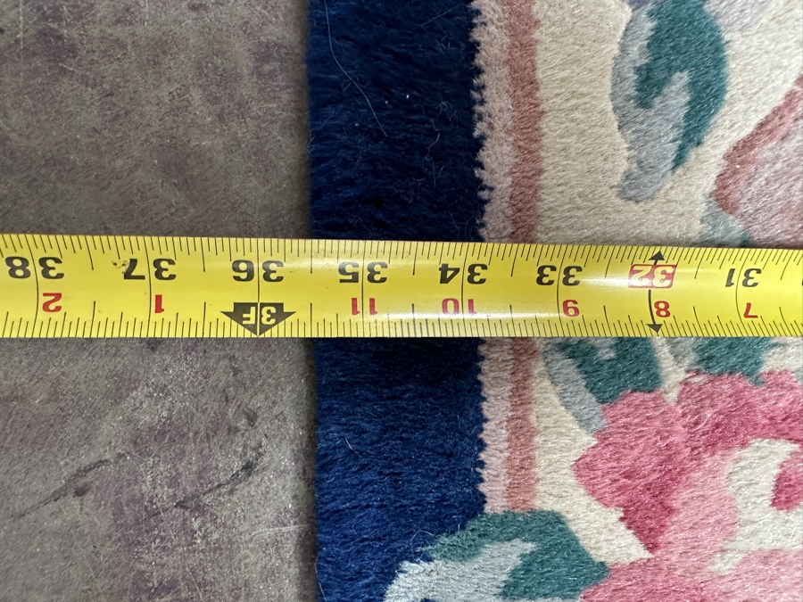 Chinese Wool Area Rug 35.5 X 65 [Photo 6]