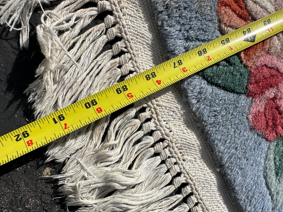 Round Chinese Wool Area Rug 89'R [Photo 6]