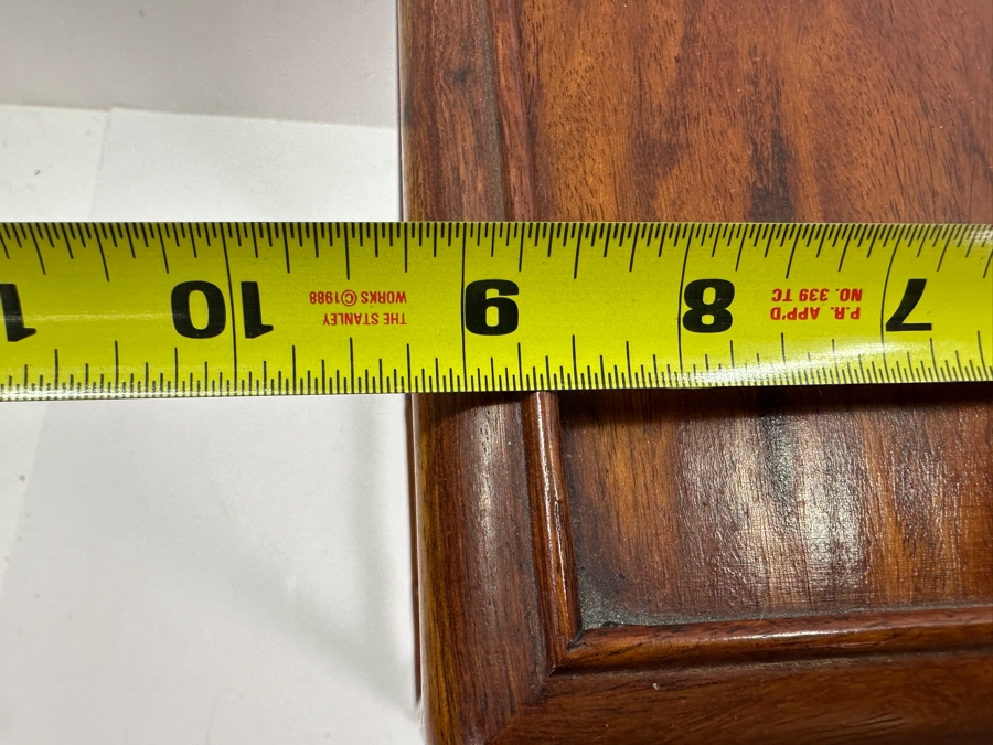 Vintage Chinese Wooden Stand 9.25W X 9.25D X 12.5H [Photo 6]