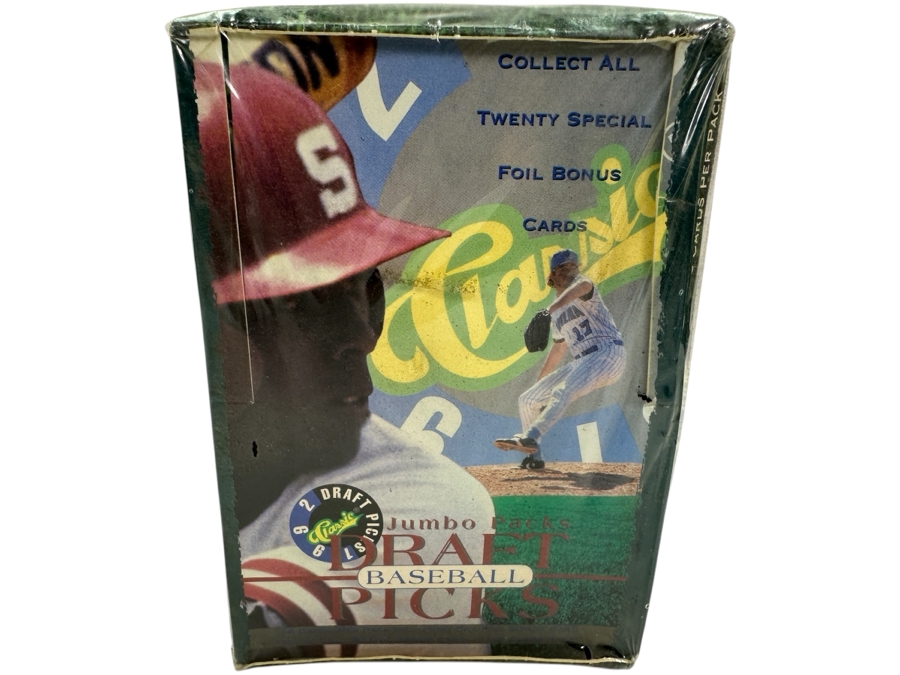 Factory Sealed 1992 Draft Picks Jumbo Packs Classic Baseball Cards