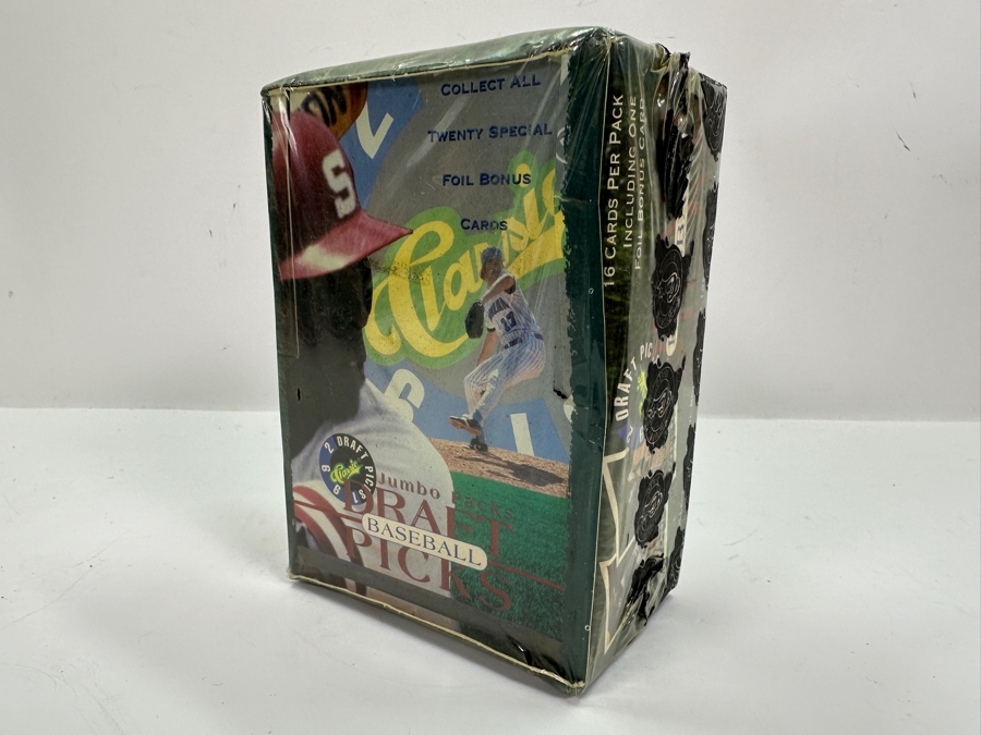 Factory Sealed 1992 Draft Picks Jumbo Packs Classic Baseball Cards [Photo 2]