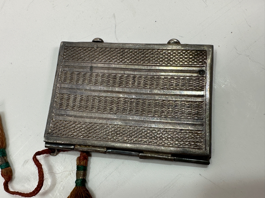 Sterling Silver Lot: Silver Spoon, Silver Seafood Fork And Silver Picture Frame 60.7g [Photo 5]