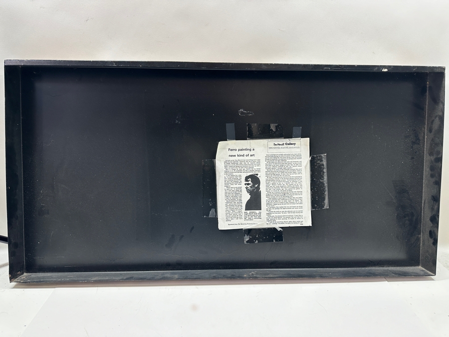 Original Don Morrill Abstract Sailboats Ferro Metal Painting 36 X 18 [Photo 5]